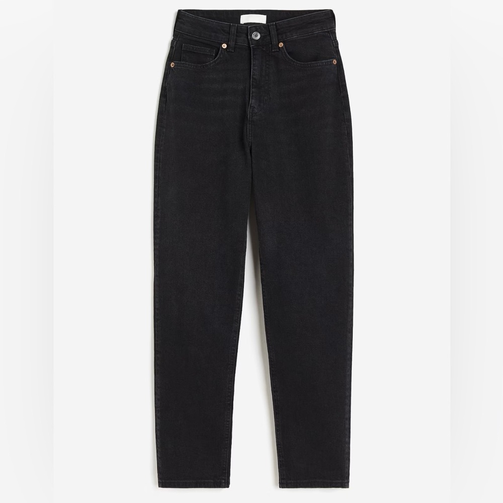 EUC | H&M Slim Mom High Ankle Jeans - Women’s 8, Black